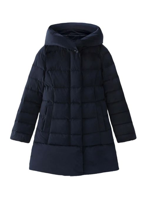 PUFFY PRESCOTT PARKA WOOLRICH | CFWWOU0685FRUT31283989 MELTON BLUE